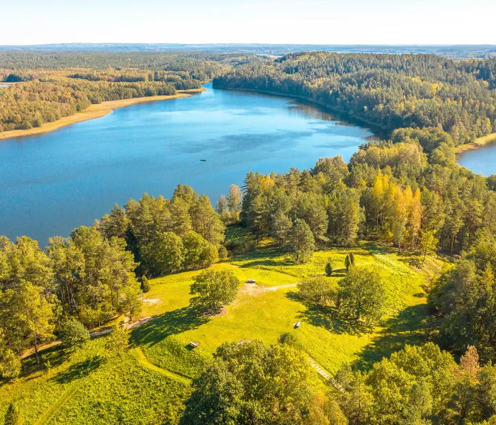 Lithuanian nature landscape cover